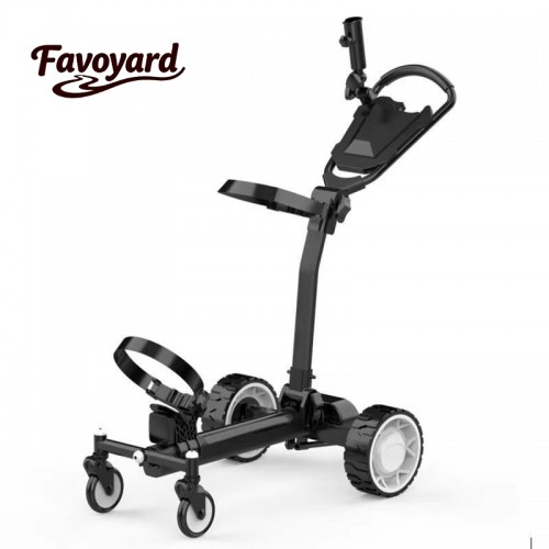 Electric Golf Push Cart with Remote Control – Up to 36 Hole & 1500 Life Cycle Lithium Battery Twin Motors Lightweight